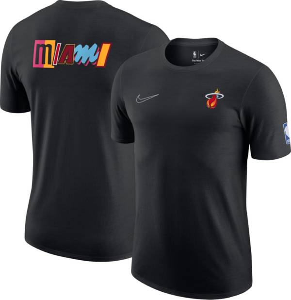 Nike Men's 2022-23 City Edition Miami Heat Black Max 90 T-Shirt product image