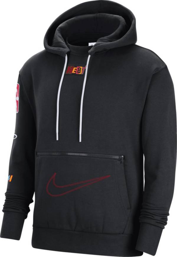 Nike Men's 2022-23 City Edition Miami Heat Black Courtside Pullover Hoodie  | Dick's Sporting Goods
