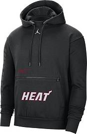 Nike Men's Miami Heat Black Fleece Courtside Statement Hoodie, XL