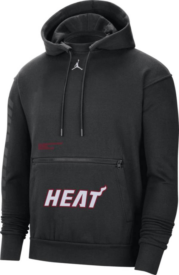 Nike Men's Miami Heat Black Fleece Courtside Statement Hoodie product image