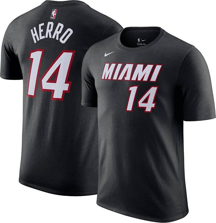 Men's Miami Heat Kyle Lowry Nike White 2022/23 City Edition Name & Number  T-Shirt