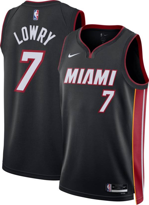 Unisex Nike Kyle Lowry Black Miami Heat Swingman Jersey - Icon Edition