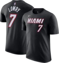 Nike Youth Hardwood Classic Miami Heat Kyle Lowry #7 White T-Shirt