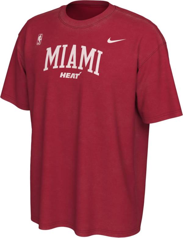 Nike Men's Miami Heat Red Courtside Max 90 T-Shirt product image