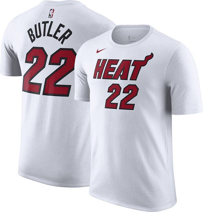 White Nike NBA Miami Heat Butler #22 T-Shirt
