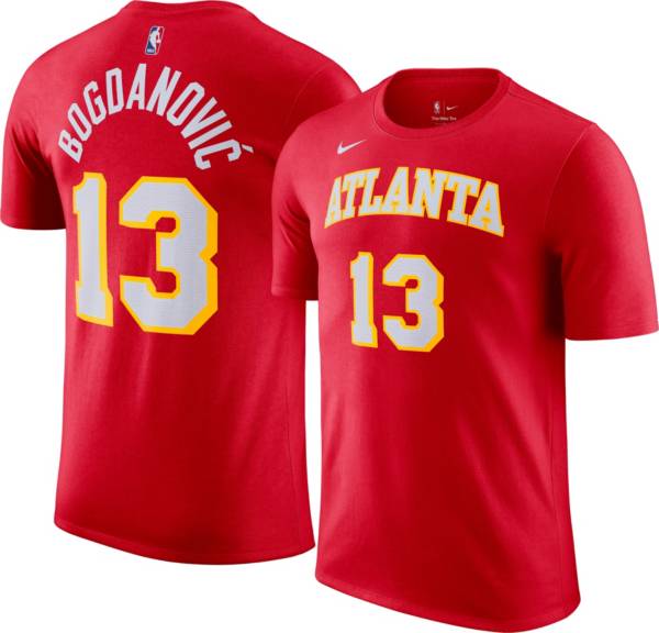 Nike Men's Atlanta Hawks Bojan Bogdanovic #13 Red T-Shirt product image