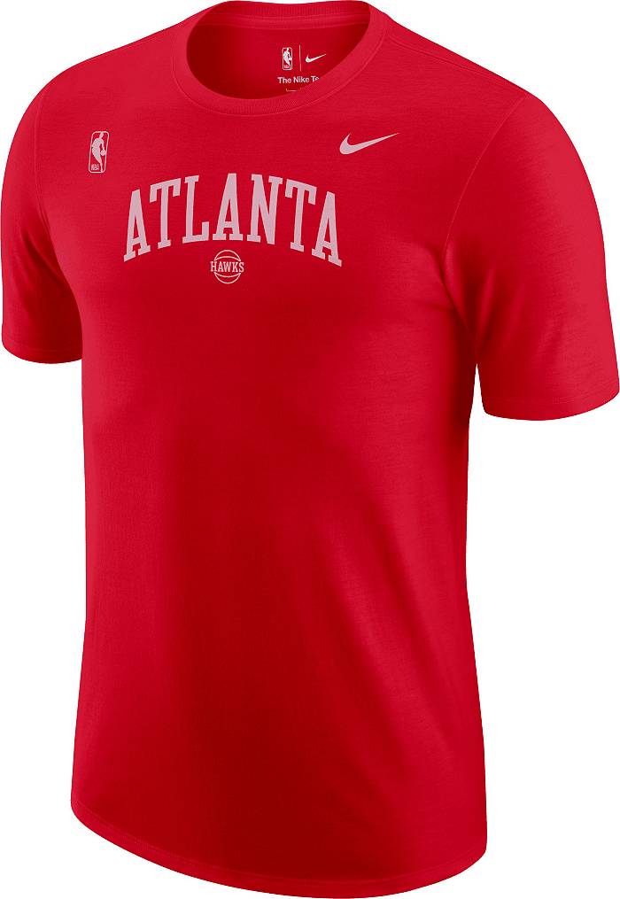 47 Men's Atlanta Hawks Red Linear Franklin Long Sleeve T-Shirt, XXL