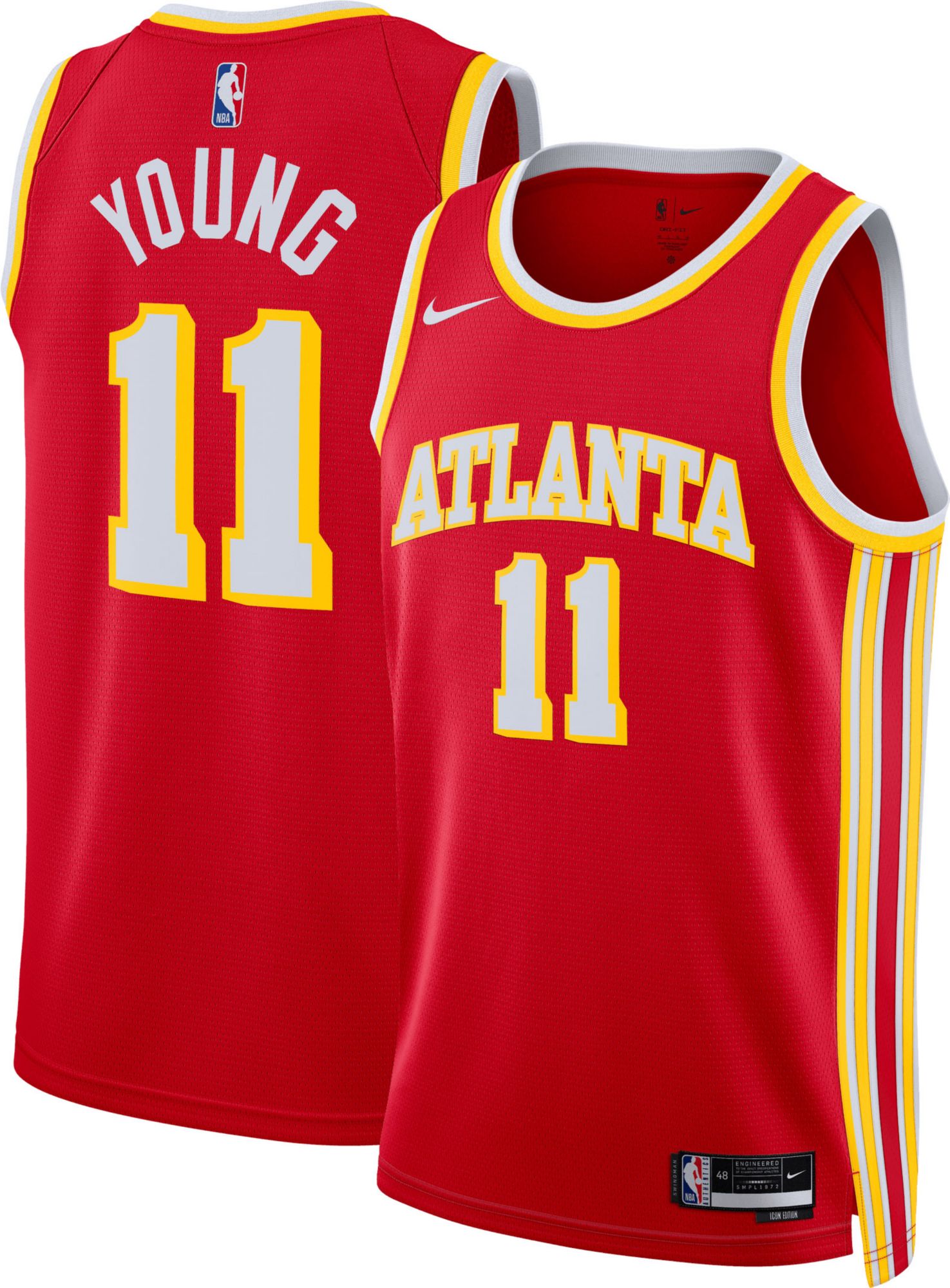 Nike Adult Atlanta Hawks Trae Young #11 Swingman Icon Jersey product image