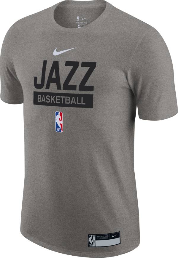 Nike Men's Utah Jazz Grey Dri-Fit Practice T-Shirt product image