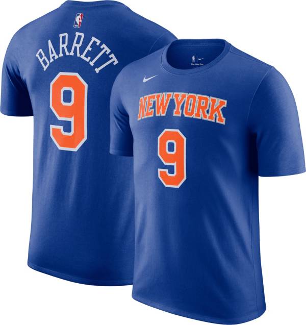 Nike Men's New York Knicks RJ Barrett #9 Blue T-Shirt product image