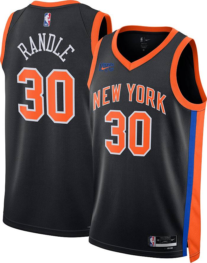 Julius Randle New York Knicks City Edition Nike Dri-Fit NBA Swingman Jersey - Black, XS (36)