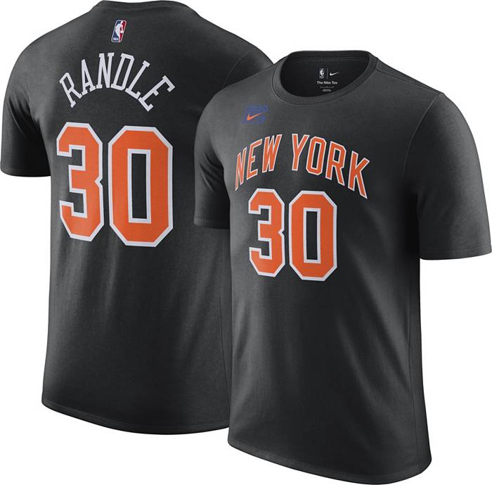 Nike Men's 2022-23 City Edition New York Knicks Julius Randle #30 Black  Dri-FIT Swingman Jersey