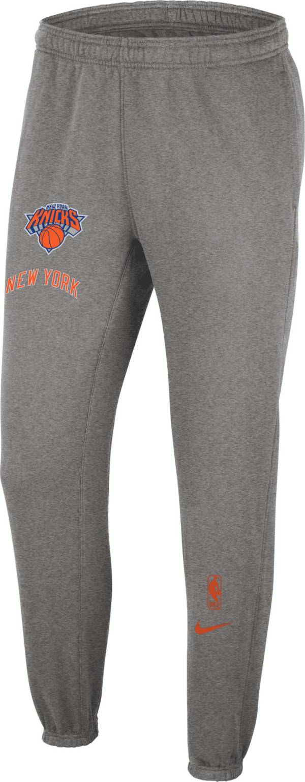 Nike Men's 2022-23 City Edition New York Knicks Grey Courtside Fleece Sweatpants product image