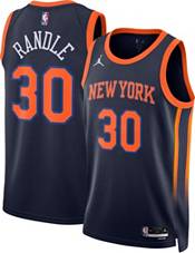 Mens Nike NBA New York Knicks Julius Randle Blue Jersey T-Shirt Tee /  DR6389 499