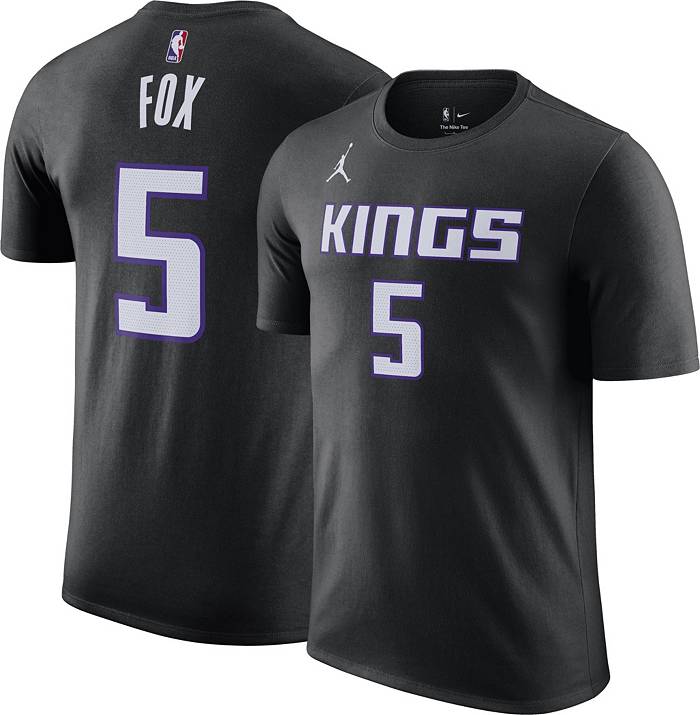 Nike Youth Sacramento Kings De'Aaron Fox #5 Purple Dri-FIT