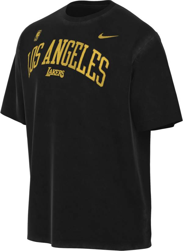 Nike Men's Los Angeles Lakers Black Courtside Max 90 T-Shirt product image