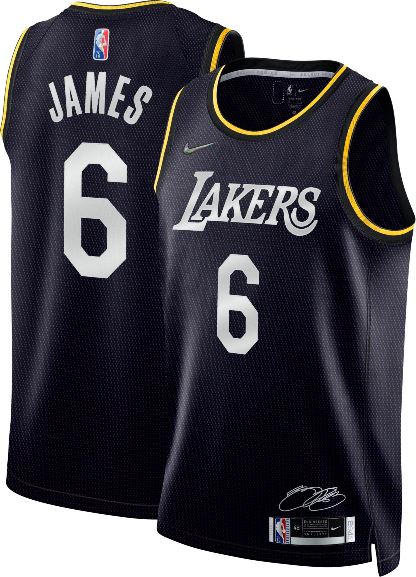 LeBron James Autographed Los Angeles Lakers White Authentic Nike Jersey  With 2020 4x Champion/4x Finals MVP & 2020 Champion Lakers Embroidered  Patches