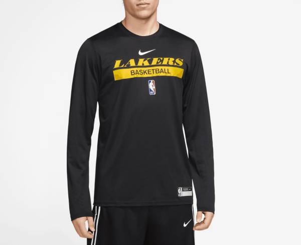 Nike Basketball Los Angeles Lakers Dri-FIT practice tshirt in purple