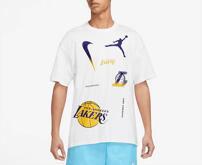 Nike Men's 2022-23 City Edition Los Angeles Lakers Anthony Davis #3 White Dri-Fit Swingman Jersey, Large