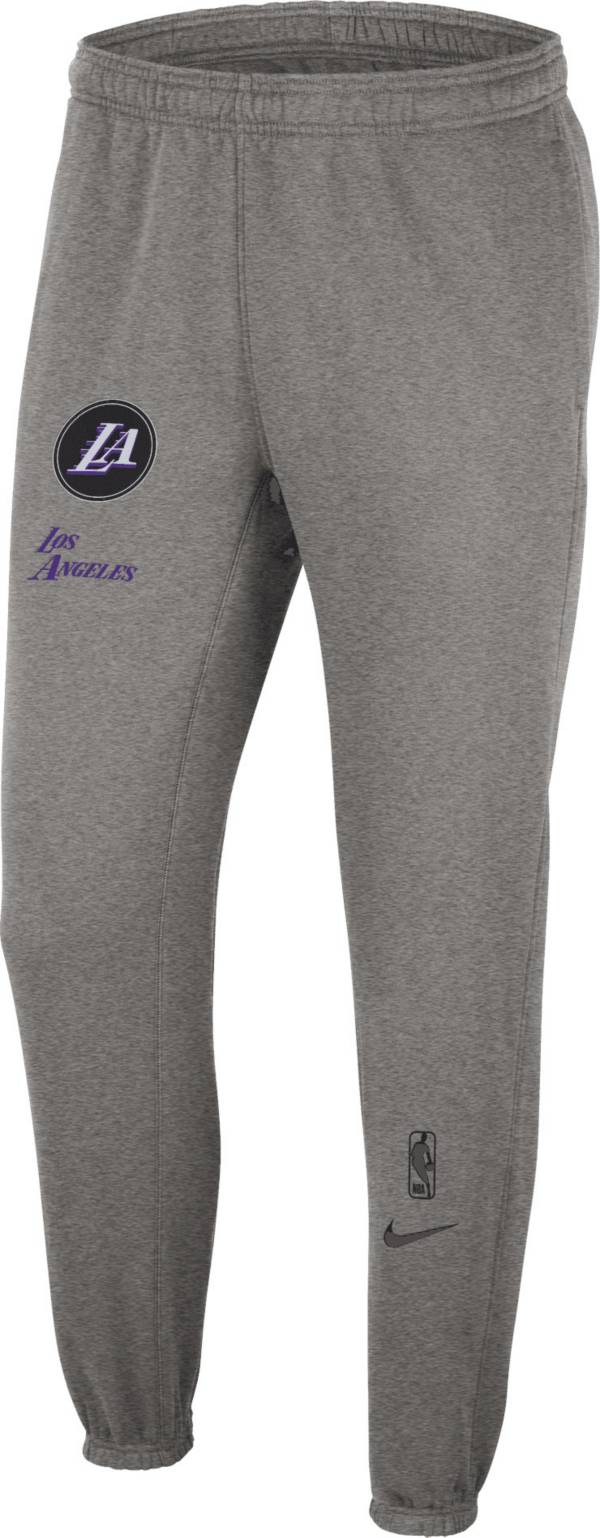 Nike Men's 2022-23 City Edition Los Angeles Lakers Grey Courtside Fleece Sweatpants product image
