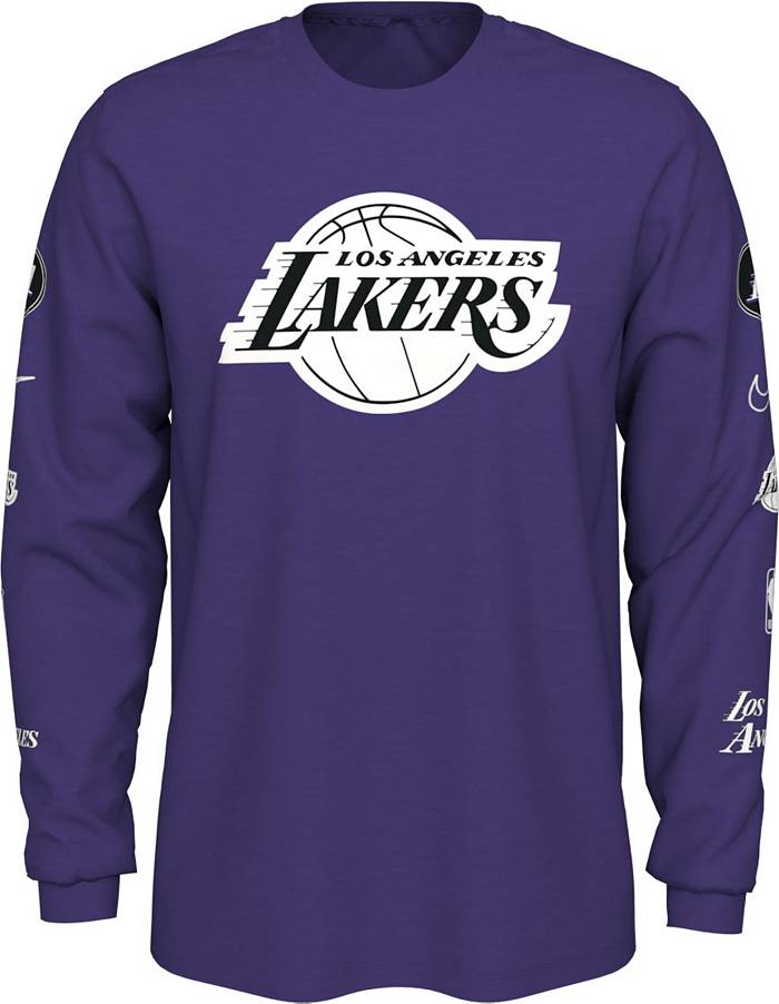 Los Angeles Lakers Nike City Edition Logo Long Sleeve T-Shirt