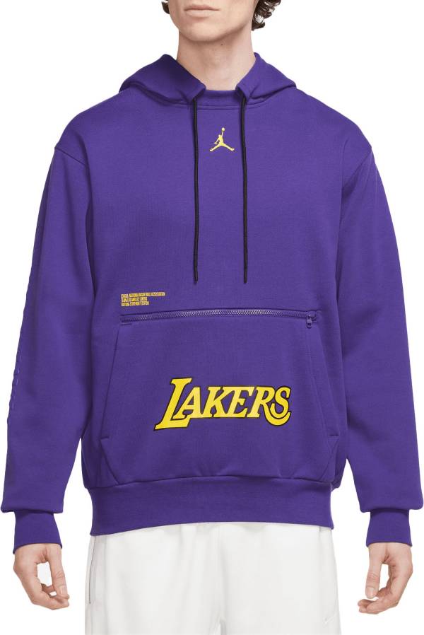 Nike Men's Los Angeles Lakers Purple Fleece Courtside Statement Hoodie product image