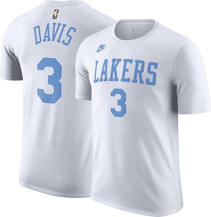 Men's Nike LeBron James Blue Los Angeles Lakers Classic Edition Name &  Number T-Shirt
