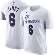 Nike Men's 2022-23 City Edition Los Angeles Lakers Anthony Davis #3 White Cotton T-Shirt, Small