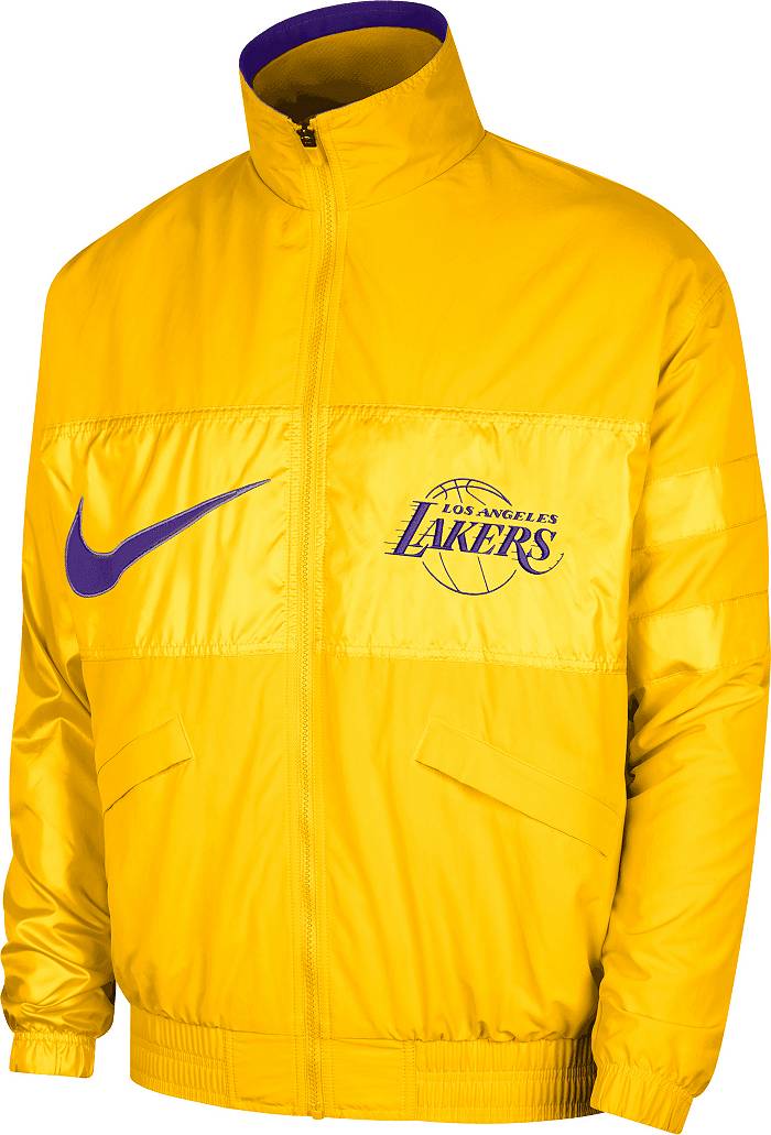 lakers jacket yellow