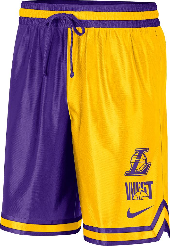 Los Angeles Lakers Courtside Men's Nike Dri-FIT NBA Graphic Shorts.