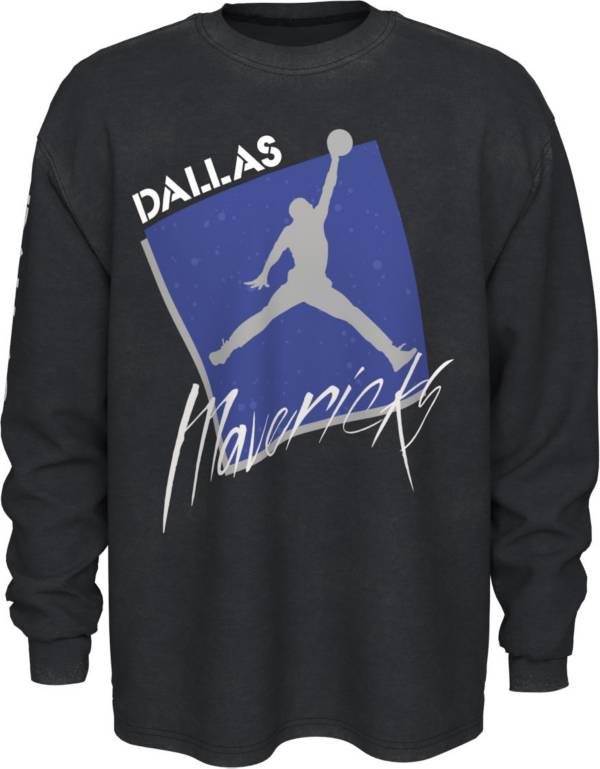 Jordan Men's Dallas Mavericks Black Max 90 Long Sleeve T-Shirt product image