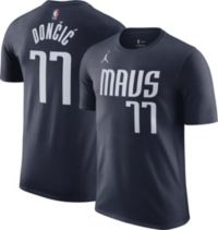 Nike Men's Dallas Mavericks Luka Doncic #77 Navy T-Shirt, Medium, Blue