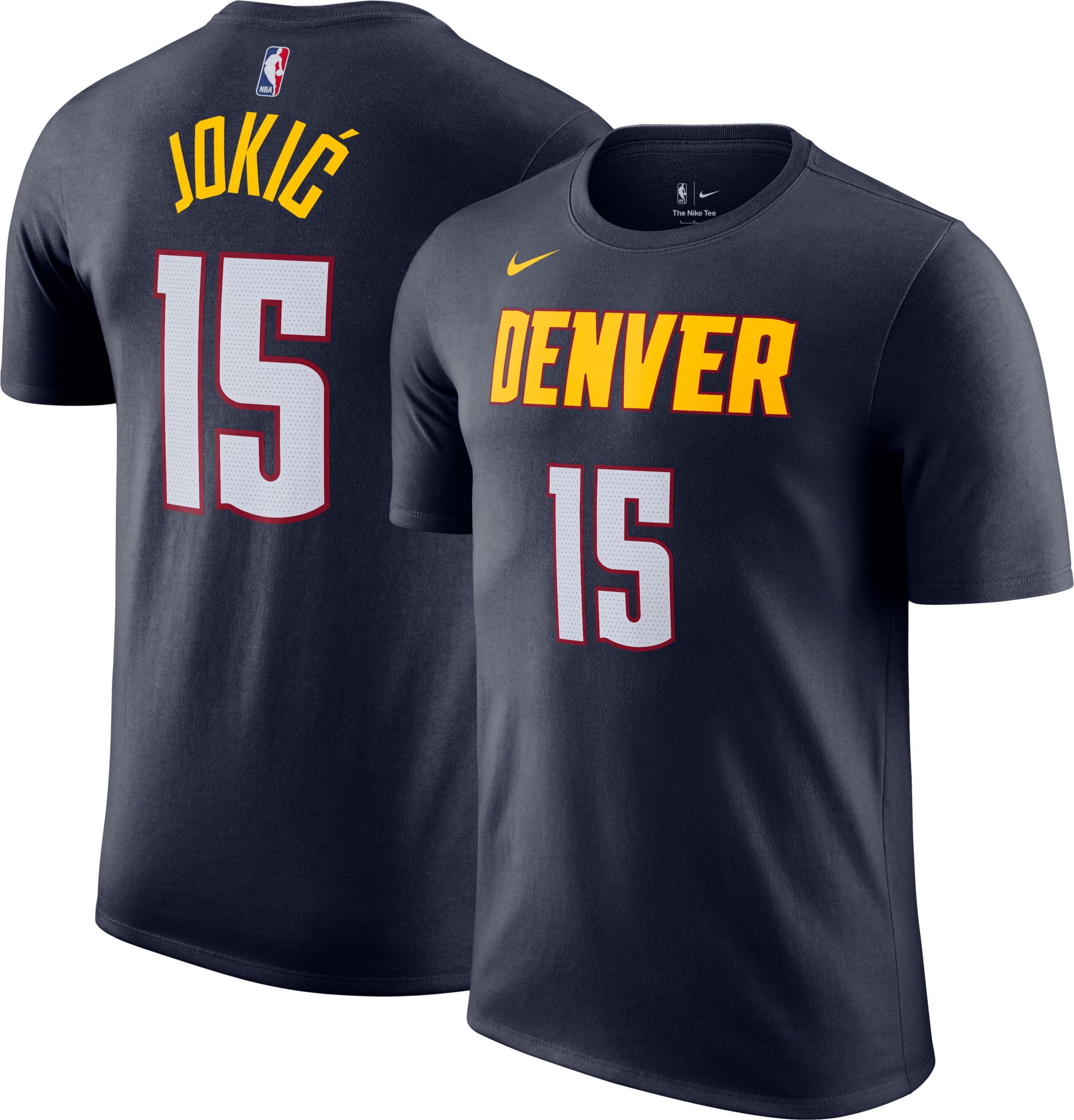 Nike Men's Denver Nuggets Nikola Jokic #15 Icon T-Shirt