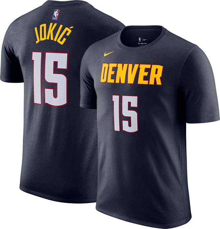 Nike Youth Denver Nuggets Nikola Jokic #15 White Swingman Jersey, Boys', Large
