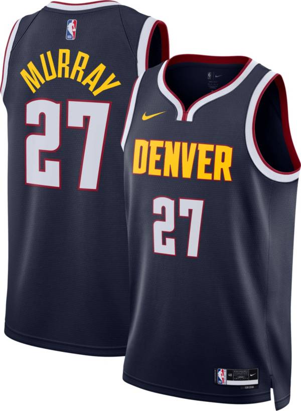 Nike Men s Denver Nuggets Jamal Murray 27 Navy Dri FIT Swingman Jersey