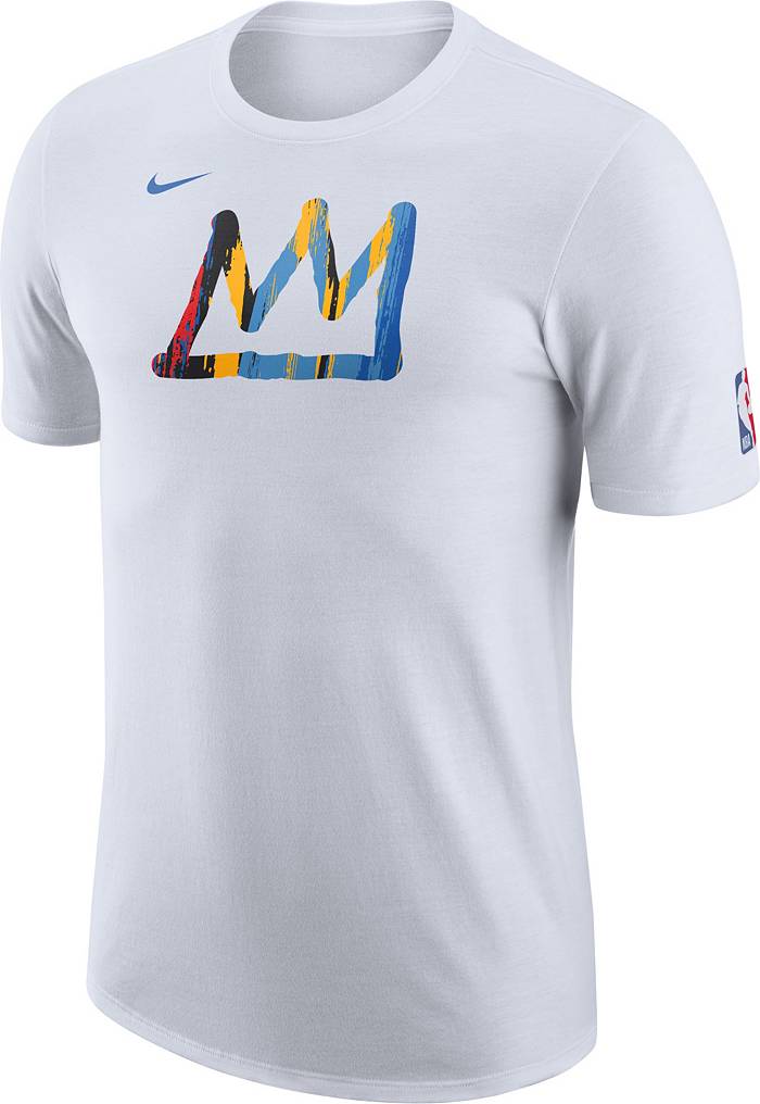 Nike Women's 2022-23 City Edition Brooklyn Nets White Courtside Long Sleeve T-Shirt, Medium