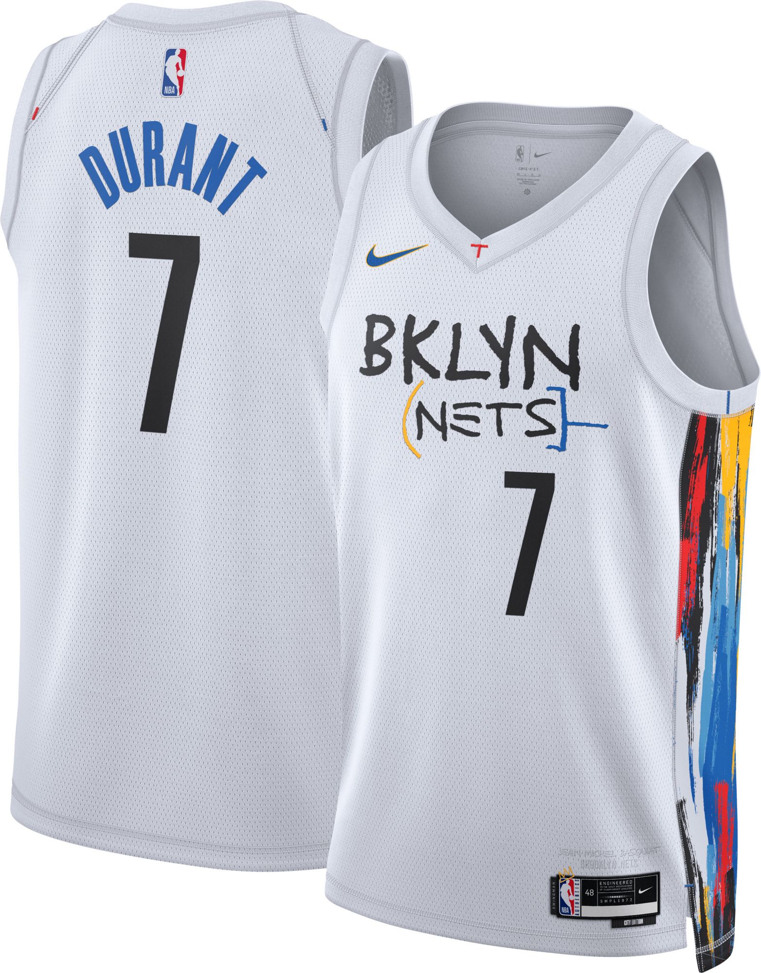 Kevin Durant Brooklyn Nets Jerseys: Nike, BKLYN & Replica KD #7