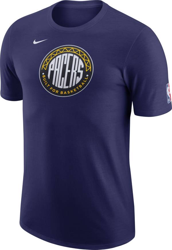 Nike Men's 2022-23 City Edition Indiana Pacers Navy Warm-Up T-Shirt