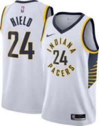Nike Youth Indiana Pacers Buddy Hield #24 Yellow T-Shirt, Boys', Medium