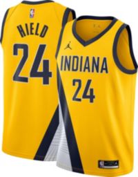 Nike / Men's Indiana Pacers Buddy Hield #24 White Dri-FIT Swingman Jersey