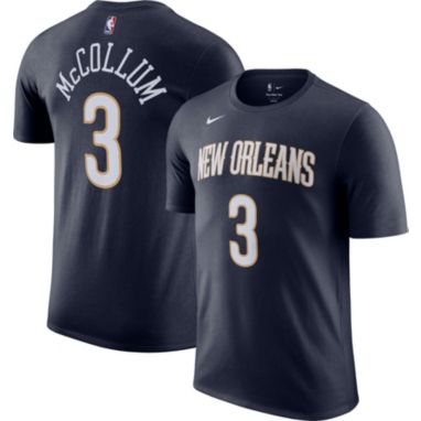 sorry, Nike Men's New Orleans Pelicans CJ McCollum #3 Navy T-Shirt is currently out of stock