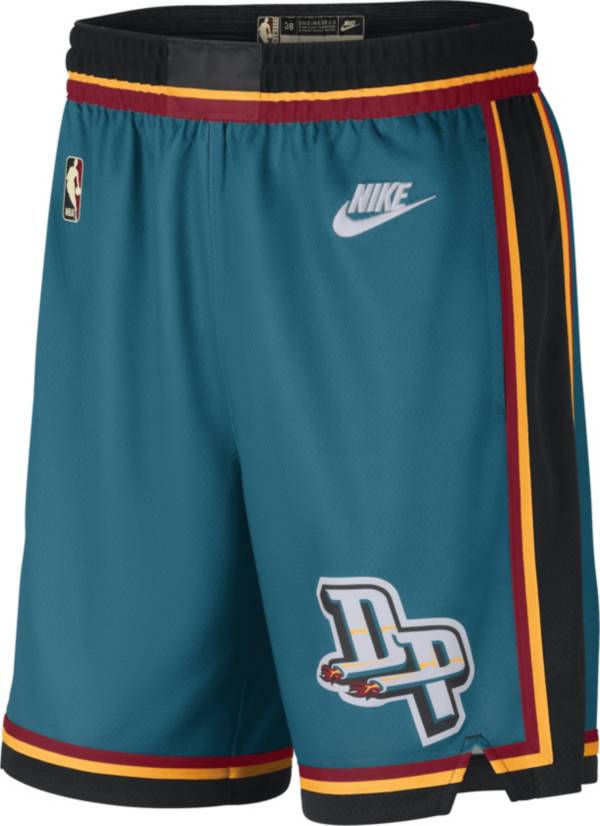 Nike Men's Detroit Pistons Black Hardwood Classic Shorts product image