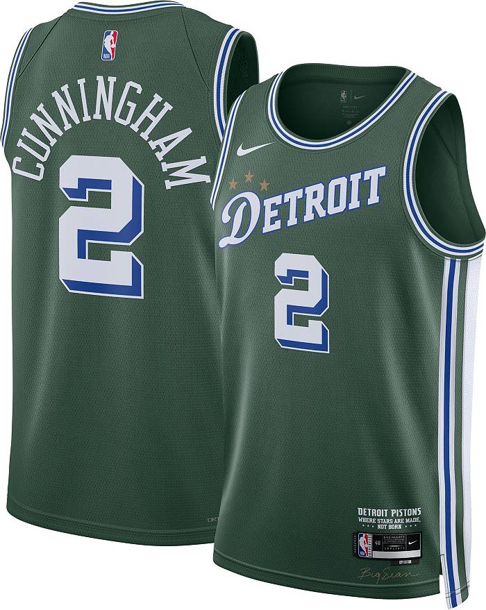 Men's Detroit Pistons Cade Cunningham Fanatics Branded Green 2022/23  Fastbreak Jersey - City Edition