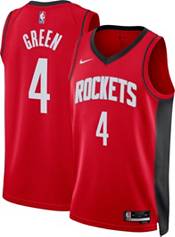 Nike Men's Houston Rockets Jalen Green #4 Black Dri-Fit Swingman Jersey, Small