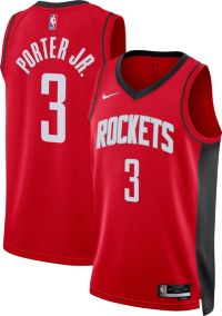 Kevin Porter Jr. Houston Rockets Signed Autographed Red #3 Jersey