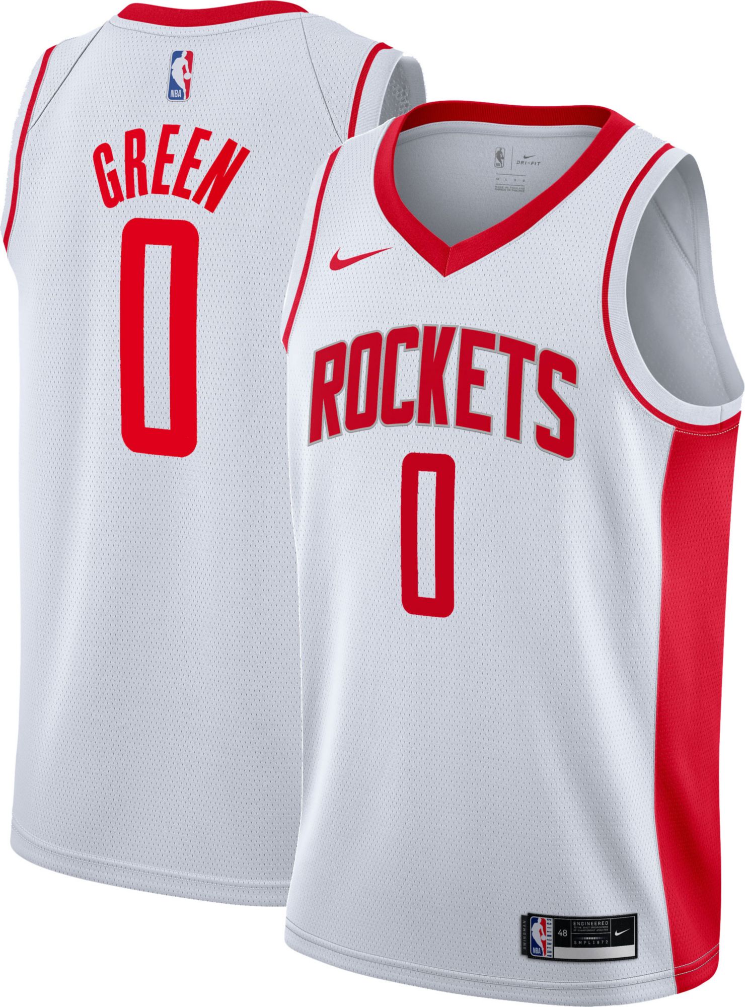 Jalen Green Houston Rockets #0 H-Town Jersey Nike Swingman Size