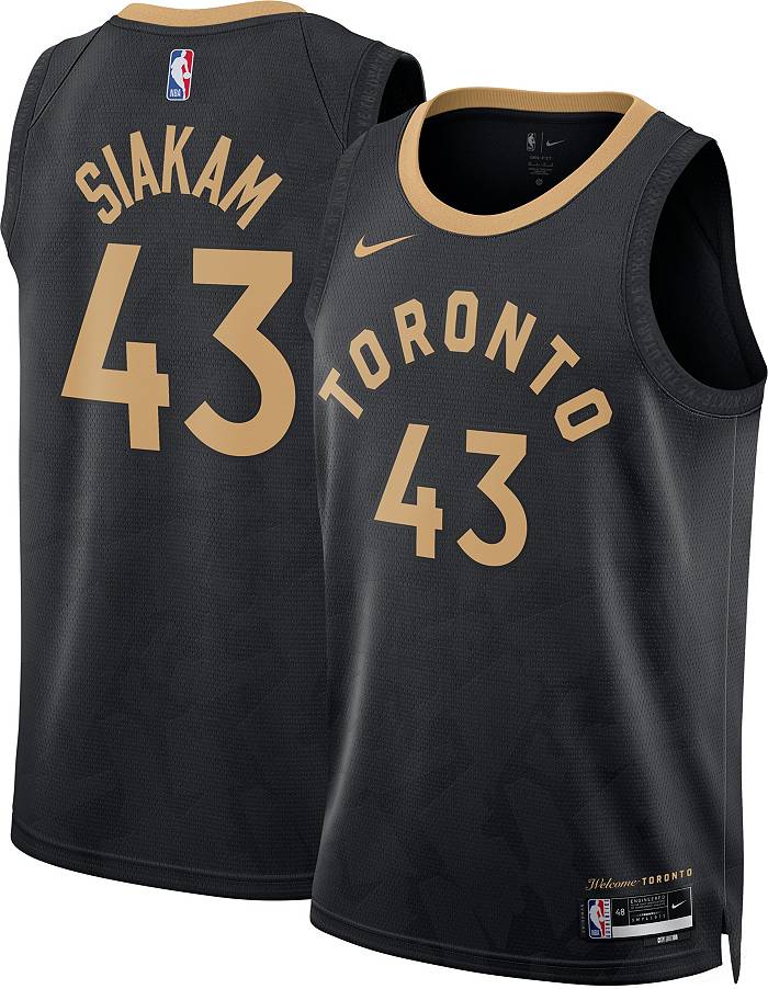 Jordan Men's Brand Pascal Siakam Black Toronto Raptors 2020/21 Swingman  Jersey - Statement Edition