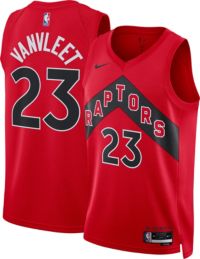 Jordan Men's Toronto Raptors Fred VanVleet #23 Black Dri-Fit Swingman Jersey, Medium