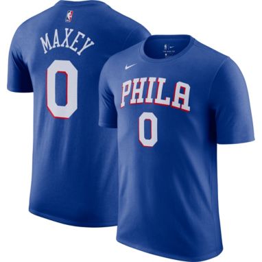sorry, Nike Men's Philadelphia 76ers Tyrese Maxey #0 Blue T-Shirt is currently out of stock