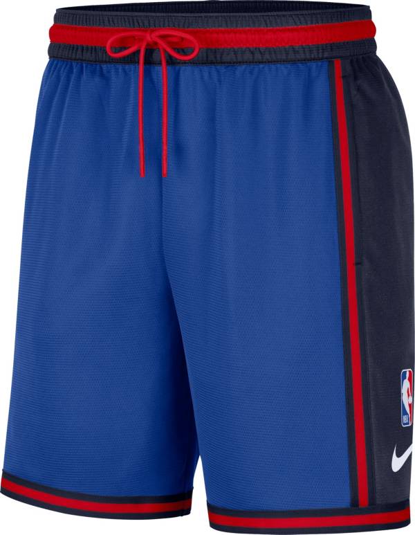 Nike Men's Philadelphia 76ers Blue Dri-Fit Pregame Shorts product image